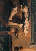 Adolph von Menzel Atelierwand Spain oil painting artist